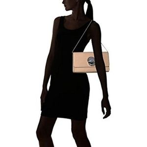 Calvin Klein "Reese Mercury" Transition Clutch Natural Color Flap Shoulder Bag